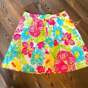 Lilly Pulitzer Cotton Summer Skirt Size 12 EUC!!!